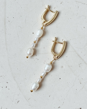 Kolczyki z Perłami delikatne, Chmolowska Jewellery