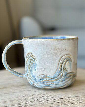 Kubek Fala, 350 ml, Ganna.pottery