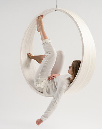 SWING model N.2 huśtawka dąb bielony, Iwona Kosicka Design