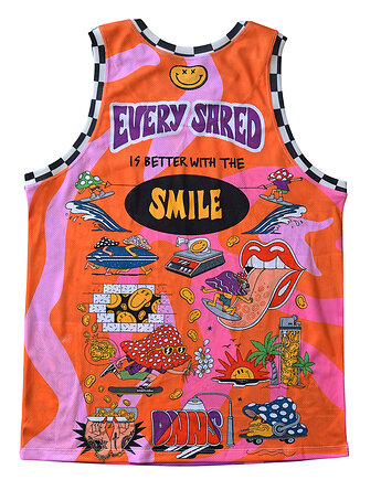 Shrooms Mesh Tank Top, DONT NEED NO SAMURAI