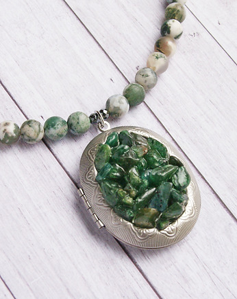 S A L E : Unikatowy sekretnik z agatem, kaktusia