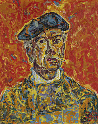 Beauford Delaney - Autoportret - obraz na płótnie lub plakat, Dekoracje PATKA Patrycja Kita