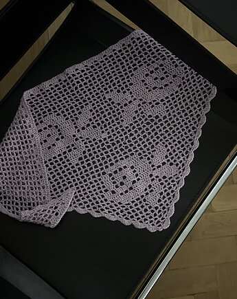 Rose crochet  scarf medium