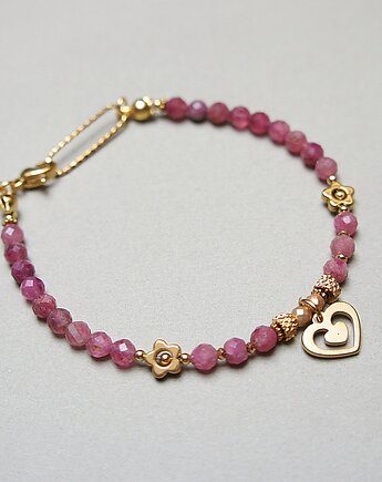 Turmaliny różowe vol. 3 bransoletka /23.01.25/ - Szlachetna kolekcja, KiKa pracownia