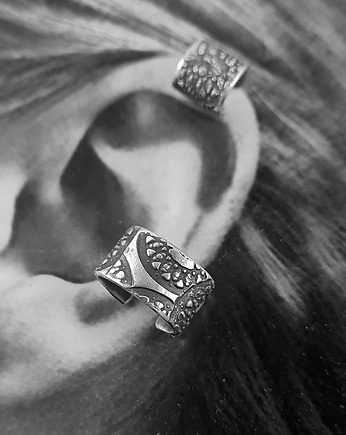 Dwie nausznice srebro 925 - komplet Baroque, COCONUT