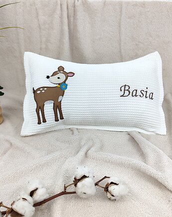 Personalizowany prezent dla dziecka - imienna poduszka z sarenką, Enitka Sweet Baby Room