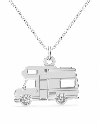 Naszyjnik męski KAMPER- srebro, srebro złocone, ISSI Jewelry