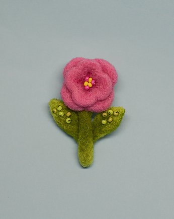 Broszka -kwiatek, Niezapominajki