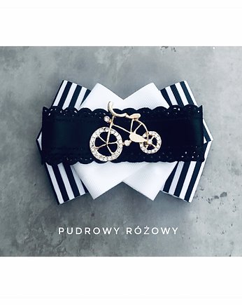 Brosza z Rowerem  NEW, Pudrowy Różowy