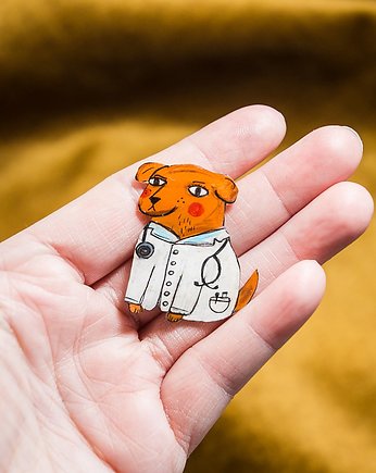 Broszka DOGtor , Pintura