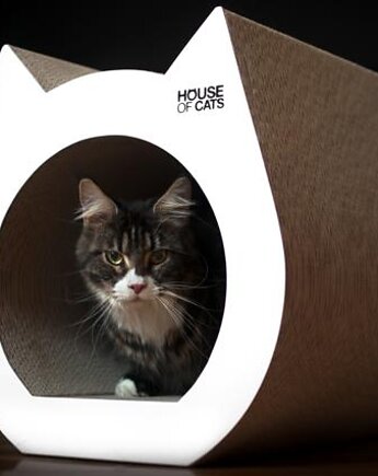 Drapak / Domek / Legowisko dla kota "Cat White", House of Cats