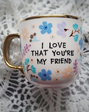 Kubek dla przyjaciela przyjaciółki LOVE, ka.linea