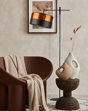 Designerska lampa stojąca na wysięgniku ruchomym MELTON GLAM, LYSNE