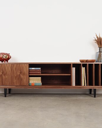 Sideboard orzechowy, skandynawski design, Przetwory design