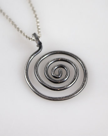 Spirala - srebrny wisiorek, Caltha