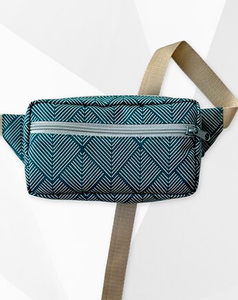 Nerka prostokątna turkusowa jodełka, Zdunetti