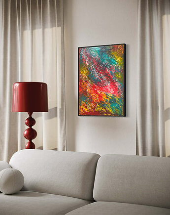 Obraz "Pióropusz" 50x70, Anna Maria Majkutewicz