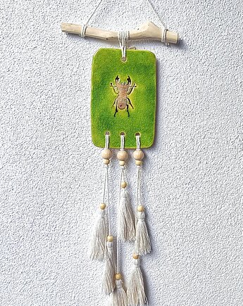 Dekoracja na ścianę, robal ceramika makrama, U.to ceramika