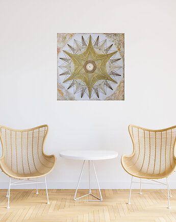 STAR #2 Obraz String art, P.A.rt