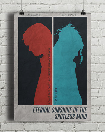Plakat Zakochany bez pamięci, minimalmill