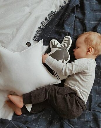 Poduszka gwiazda biała, Nukko Design