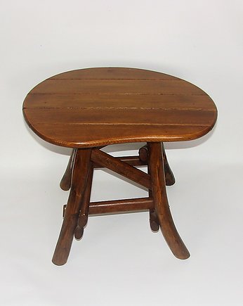 Drewniany stołek, lata 60, Relikt design
