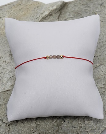 Bransoletka na czerwonym  sznurku  MONO LUCK II, Gleeme Jewellery