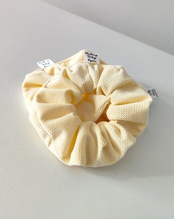 Scrunchie BANANA 3szt - frotka do włosów velvet, Słodkiego Miłego Szycia