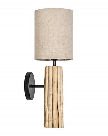 Kinkiet, lampa ścienna Euphoria II, drewno 50cm, Home Design