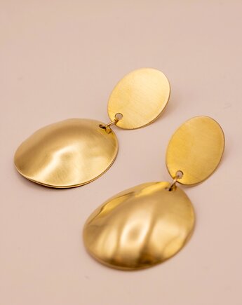 BABE kolczyki gold, POLA ZAG