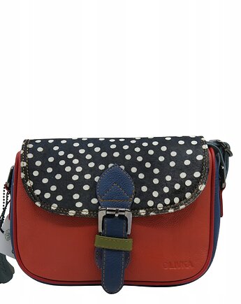 Listonoszka torebka damska skóra naturalna kolorowa oryginalna OLIVKA, Olivka Warsaw