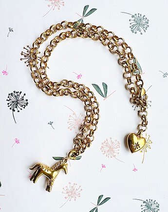Naszyjnik Koń i serce, MaLa Jewellery