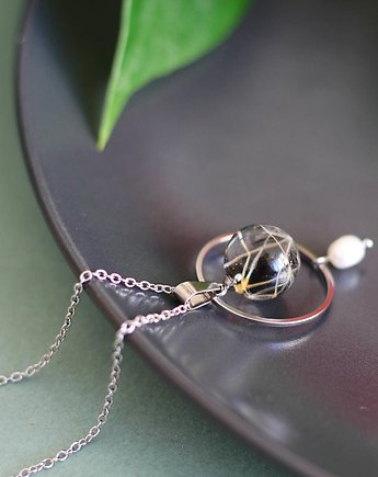 Naszyjnik z pereł i dmuchawcem, Bioevgenika Jewelry