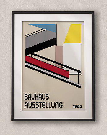 Minimalistyczny plakat - Bauhaus #8 - Do salonu, sypialni, biura, DAPIDOKA