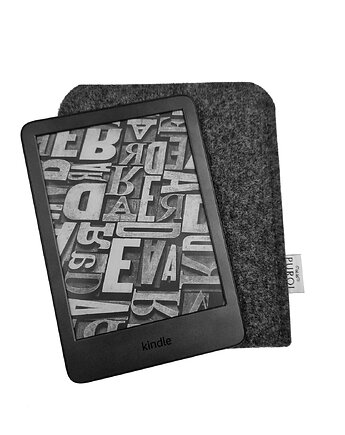Filcowe etui na Kindle CIEMNOSZARE