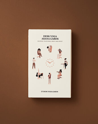 Asana Cards Desk Yoga - język angielski, Asana Creatives