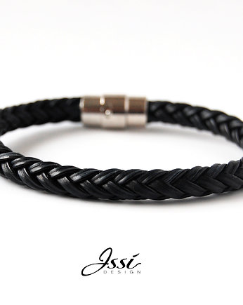 bransoletka męska PLEAT BLACK, ISSI Jewelry