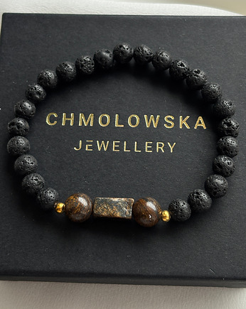 Bransoletka męska Bronzyt, Chmolowska Jewellery