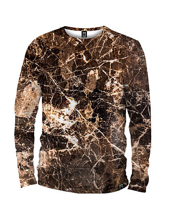 Koszulka Longsleeve Męska DR.CROW Marble Brown, DrCrow