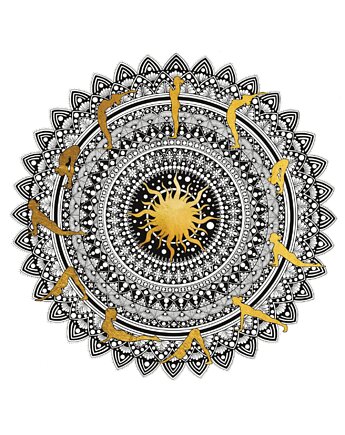 Mandala nr 47, Surya Namaskar, anna marczewska