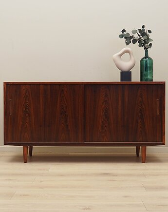 Szafka palisandrowa, duński design, lata 70, produkcja: Hundevad, Przetwory design