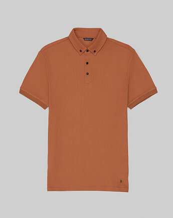 Męska koszulka polo corio pomarańczowy, OSOBY - Prezent dla Chłopaka