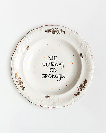 Talerz na ścianę - spokój, EMPE artstudio