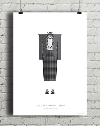 102 Dalamtyńczyki - plakat art giclee, minimalmill