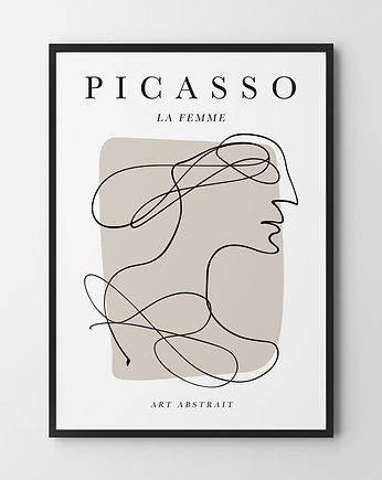 Plakat Picasso Kobieta, OKAZJE - Prezent na Komunie
