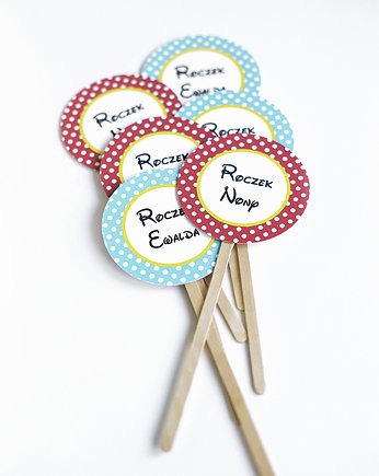 Pikery  personalizowane MYSZKA MICKEY 6 szt, WOW party