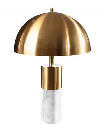Lampa stołowa Burlesque złota marmur 52cm, Home Design