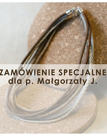 Zamówienie specjalne. Naszyjnik wielobarwny., VZORKO