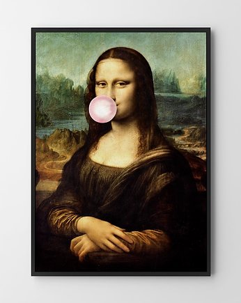 Plakat Mona Lisa z balonem , HOG STUDIO