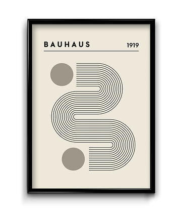 Plakat Bauhaus Beż No.6, Bury Lis